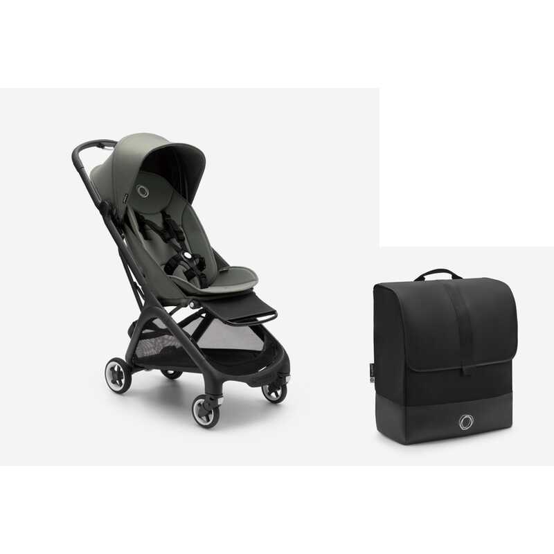 Silla de Paseo BUTTERFLY Verde Bosque + Bolsa de Transporte BUGABOO